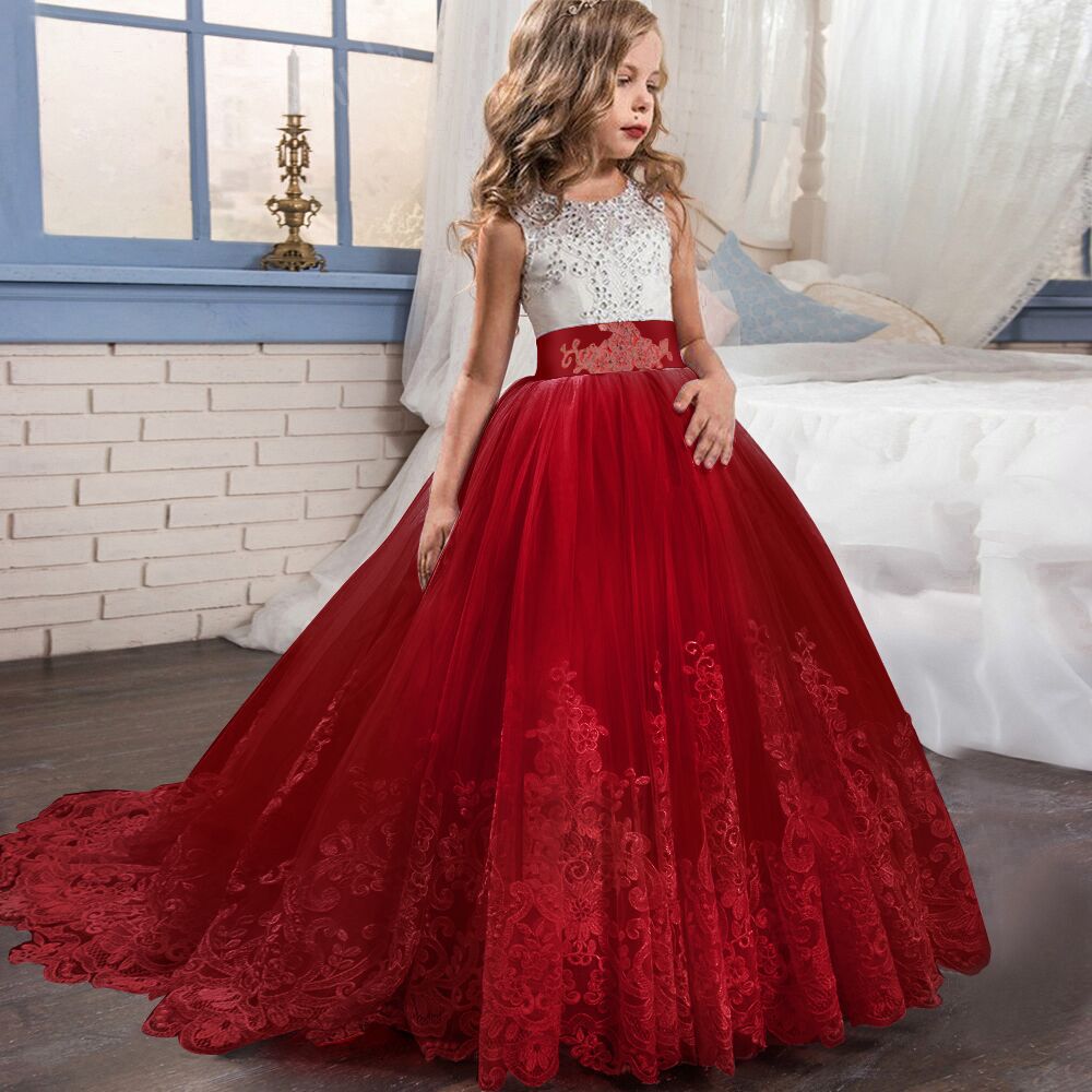 Princess Wedding Dress Children
