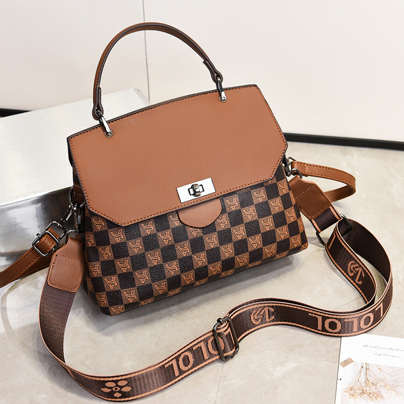 Fashion Versatile Color-block Women's Shoulder Bag