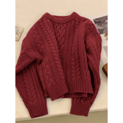 Women's Loose Outerwear Sweater Top