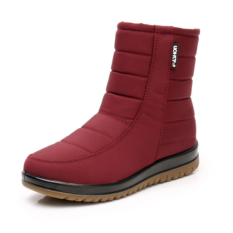 Warm Waterproof And Anti-slip Snow Boots