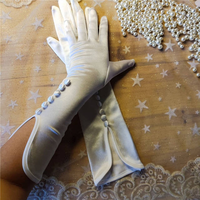 Satin Wedding Gloves