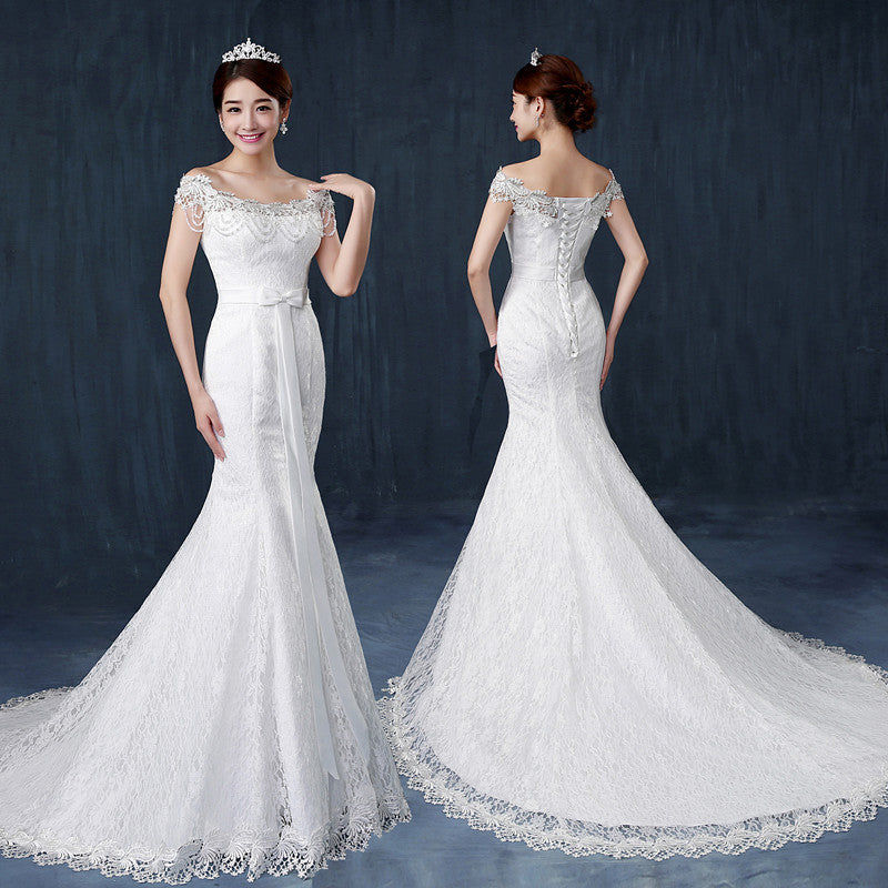 Fishtail Slim Wedding Dress