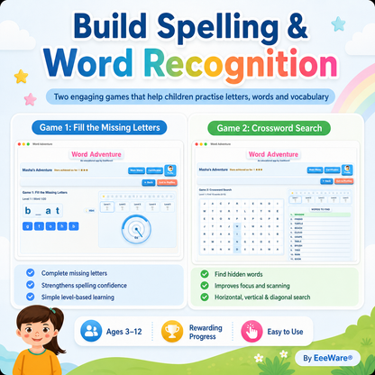 Word Adventure for macOS – Educational Word Game for Children