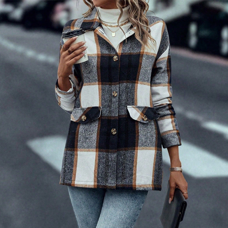 Thickening Cardigan Outerwear Top Women