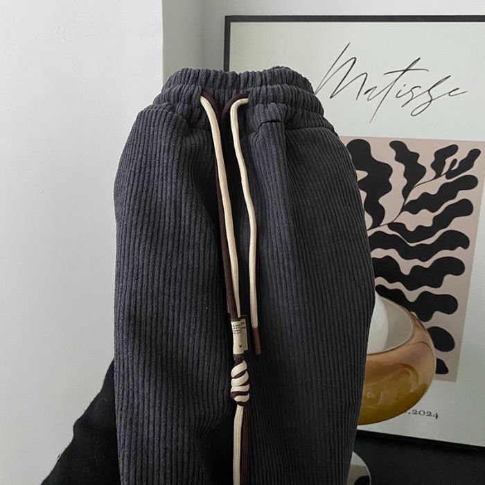 Women's Cozy Fluffy Thickened Leisure Pants For Autumn And Winter