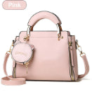 Cute Little Cat Design Large-Capacity Shoulder Square Bag