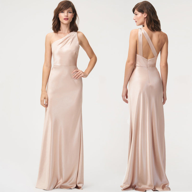 New Fashion Satin Sisters Bridesmaid Dress