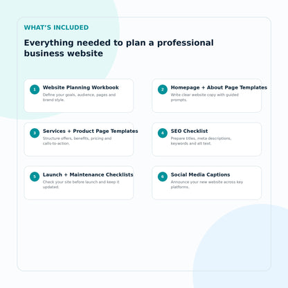 EeeWare Small Business Website Launch Kit