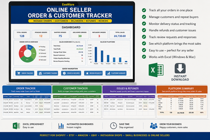 EeeWare Online Seller Order & Customer Tracker