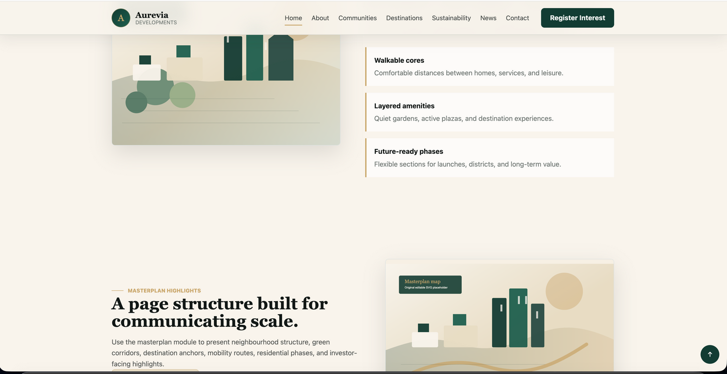Real Estate  HTML Website Template