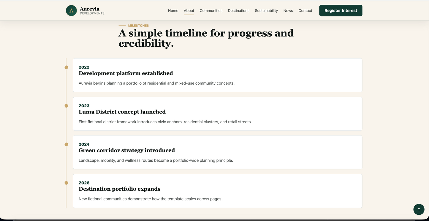 Real Estate  HTML Website Template