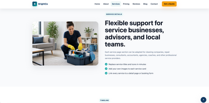 Small Business HTML Website Template