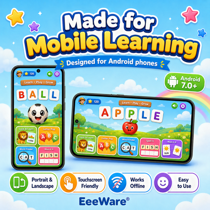 Word Adventure for Android Mobile Phone – Educational Word Game for Children