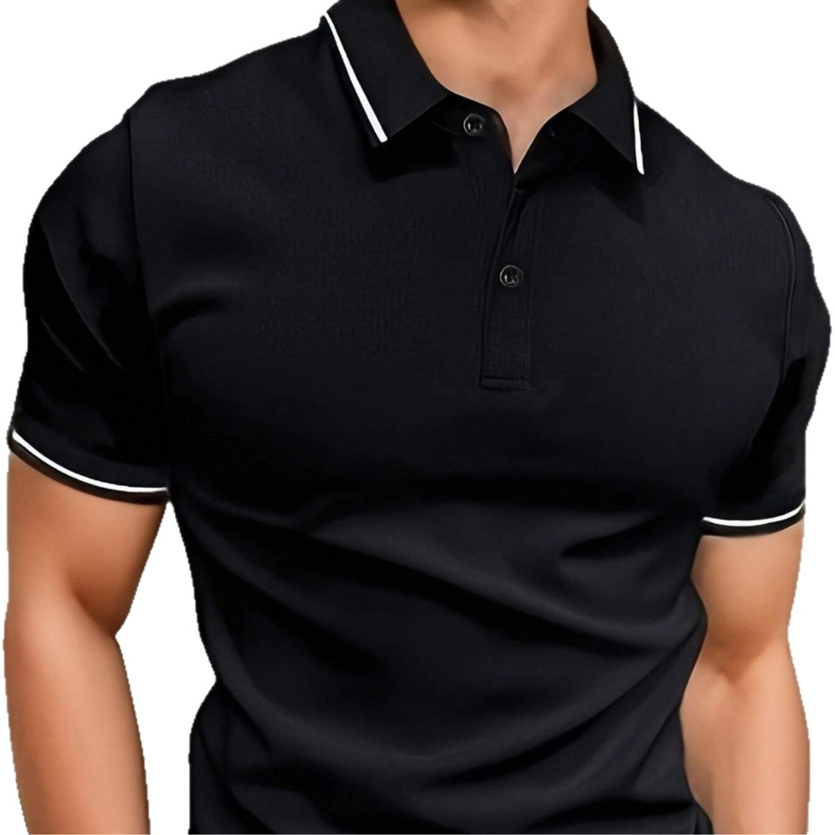 Men's Casual Button Short Sleeve Business Lapel Shirt