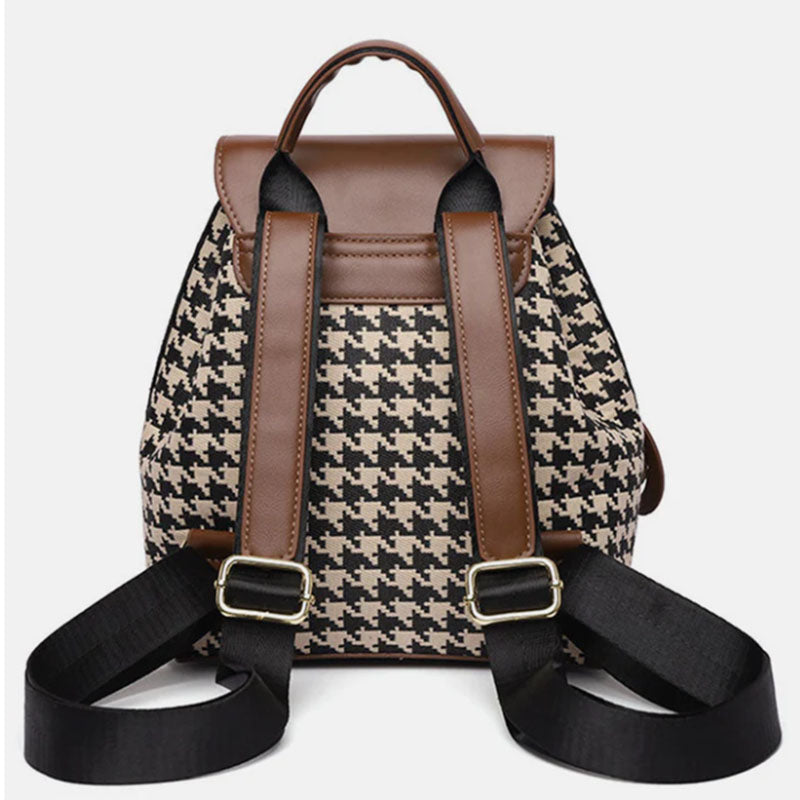 Houndstooth Women High Capacity Travel Bags