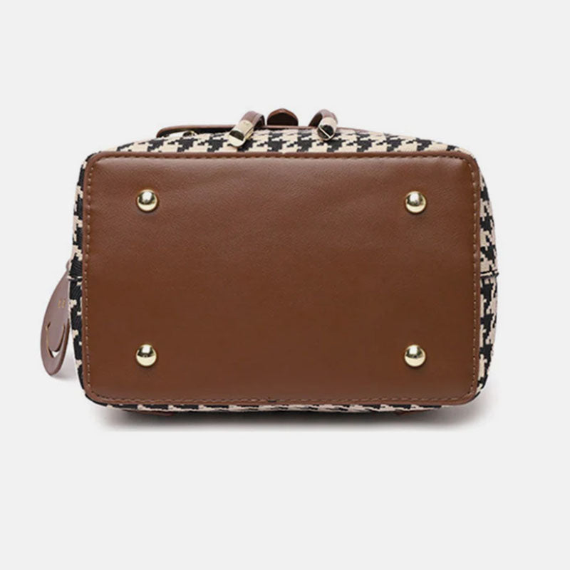 Houndstooth Women High Capacity Travel Bags