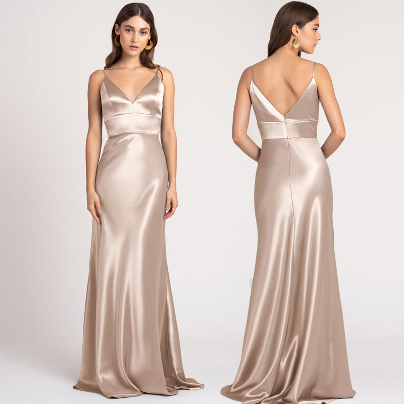 New Fashion Satin Sisters Bridesmaid Dress