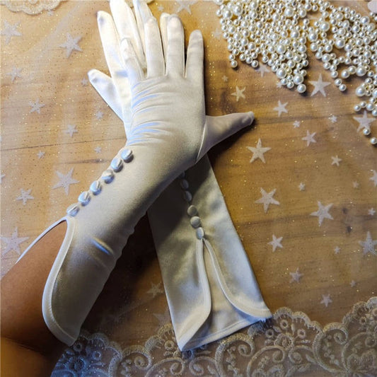 Satin Wedding Gloves