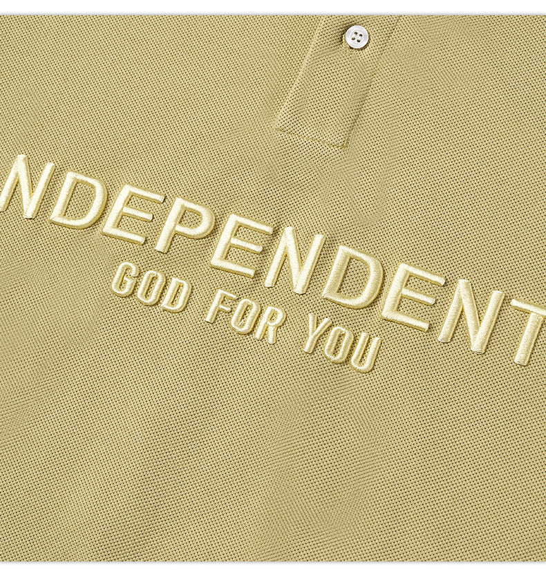 Casual Alphabet Embroidery Tops For Men And Women